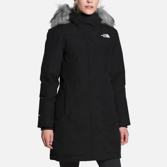 The North Face Jackets & Blazers - NWT XXL Women’s Black North Face Arctic Parka/Coat Hood Removable Faux Fur Trim